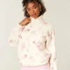 Gilly Hicks Sherpa Zip-Up Sweatshirt