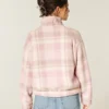 Gilly Hicks Sherpa Zip-Up Sweatshirt