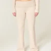 Gilly Hicks Sweater-Knit Foldover Bootcut Pants