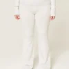 Gilly Hicks Sweater-Knit Foldover Waist Boot Pants