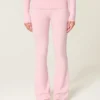 Gilly Hicks Sweater-Knit Foldover Waist Boot Pants
