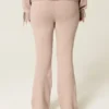 Gilly Hicks Sweater-Knit Foldover Waist Boot Pants