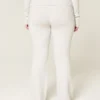 Gilly Hicks Sweater-Knit Foldover Waist Boot Pants