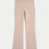 Gilly Hicks Sweater-Knit Foldover Waist Boot Pants