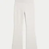 Gilly Hicks Sweater-Knit Foldover Waist Boot Pants