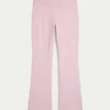 Gilly Hicks Sweater-Knit Foldover Waist Boot Pants