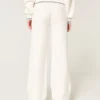 Gilly Hicks Sweater-Knit Foldover Waist Straight Pants