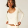 Gilly Hicks Sweater-Knit Multi-Way Wrap Top