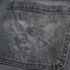 Grey Heart Graphic Baggy Jeans Grey Heart Graphic Baggy Jeans