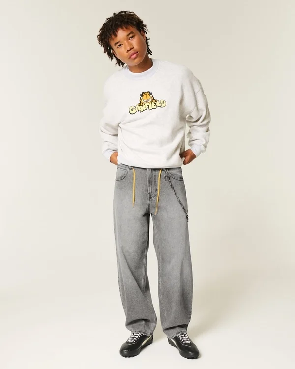 Grey Skater Baggy Jeans Grey Skater Baggy Jeans