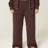Heart Pocket Wide-Leg Sweatpants
