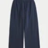 Heart Pocket Wide-Leg Sweatpants