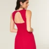 High-Neck Drop Waist Skort Dress High-Neck Drop Waist Skort Dress