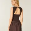 High-Neck Drop Waist Skort Dress High-Neck Drop Waist Skort Dress