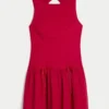 High-Neck Drop Waist Skort Dress High-Neck Drop Waist Skort Dress