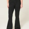 High-Rise Black Flare Jeans