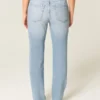 High-Rise Distressed Light Wash Straight Jeans High-Rise Distressed Light Wash Straight Jeans