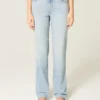 High-Rise Light Wash Straight Jeans High-Rise Light Wash Straight Jeans