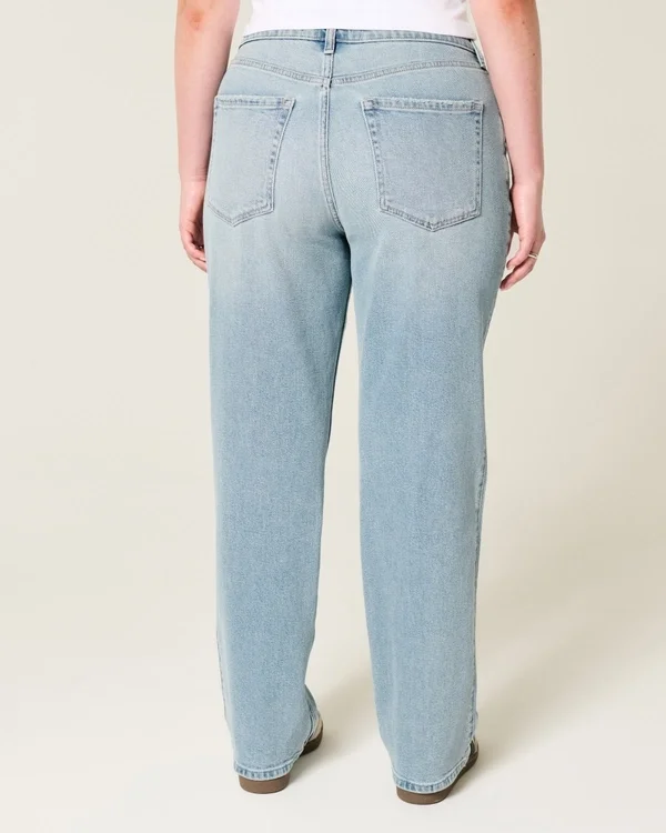 High-Rise Light Wash Straight Jeans High-Rise Light Wash Straight Jeans