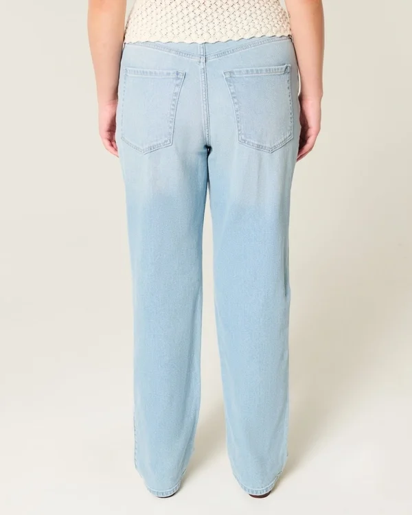 High-Rise Light Wash Straight Jeans High-Rise Light Wash Straight Jeans