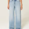 High-Rise Medium Wash Baggy Jeans