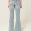 High-Rise Medium Wash Flare Jeans High-Rise Medium Wash Flare Jeans