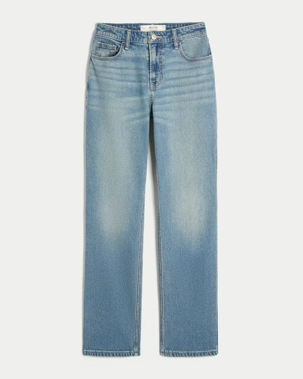 High-Rise Medium Wash Straight Jean High-Rise Medium Wash Straight Jean
