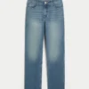 High-Rise Medium Wash Straight Jeans High-Rise Medium Wash Straight Jeans