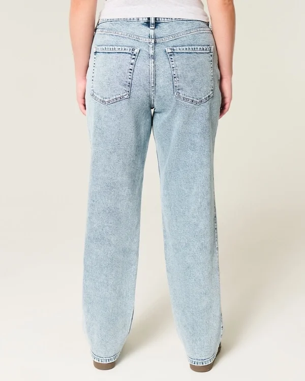High-Rise Medium Wash Straight Jeans High-Rise Medium Wash Straight Jeans