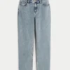 High-Rise Medium Wash Straight Jeans High-Rise Medium Wash Straight Jeans