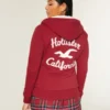 Holiday Vault Release Sherpa-Lined Zip-Up Logo Graphic Hoodie Holiday Vault Release Sherpa-Lined Zip-Up Logo Graphic Hoodie