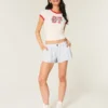 Hollister Livvy Low-Rise Linen-Blend Shorts
