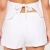 Hollister Livvy Low-Rise Linen-Blend Shorts 3″