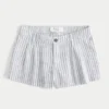 Hollister Livvy Low-Rise Linen-Blend Shorts