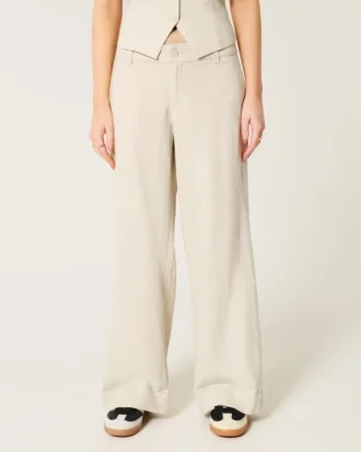 Hollister Livvy Low-Rise Wide-Leg Pants