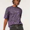 Hollister x Taco Bell Boxy Heavyweight Shine Graphic Tee
