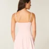 Knit Tiered Mini Dress