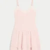 Knit Tiered Mini Dress