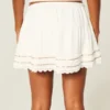 Lace Hem Mini Skort Lace Hem Mini Skort