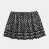 Lace Hem Mini Skort