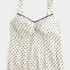 Lace Trim Chiffon Tank Lace Trim Chiffon Tank