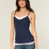 Lace Trim Layering Cami