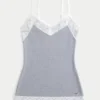 Lace Trim Layering Cami