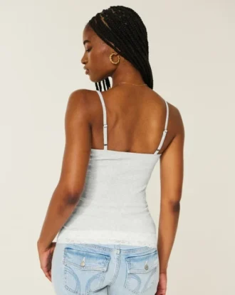 Lace Trim Layering Cami