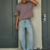 Light Wash Astronaut Graphic Super Baggy Jeans Light Wash Astronaut Graphic Super Baggy Jeans