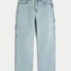 Light Wash Baggy Painter Jeans