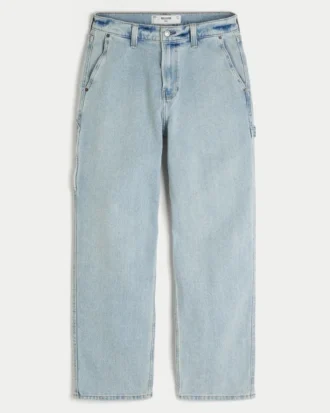 Light Wash Baggy Painter Jeans