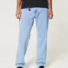 Light Wash Loose Jeans