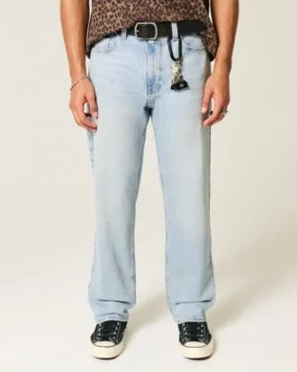 Light Wash Loose Jeans