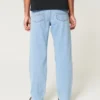 Light Wash Loose Jeans